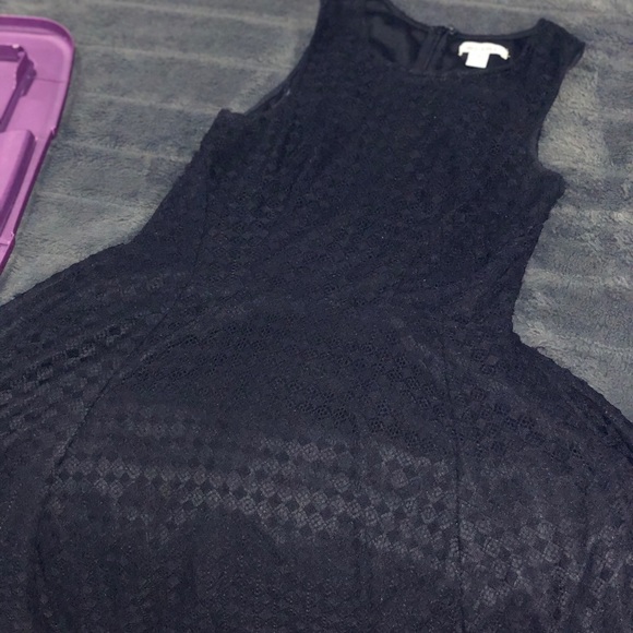 Donated- Black dress with beautiful end detailing - Picture 2 of 3
